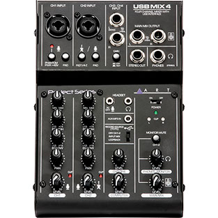 Art Usb Mix 4 Usbミックス4 4チャンネル ミキサー Usbオーディオ インターフェイス