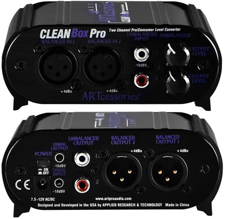 ART Clean Box Pro Front & Rear Panel