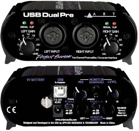 USB Dual Pre Project Series フロント＆リアパネル