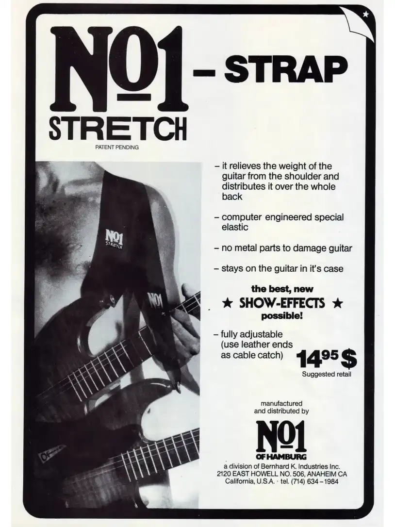 no1 strap past advertisement