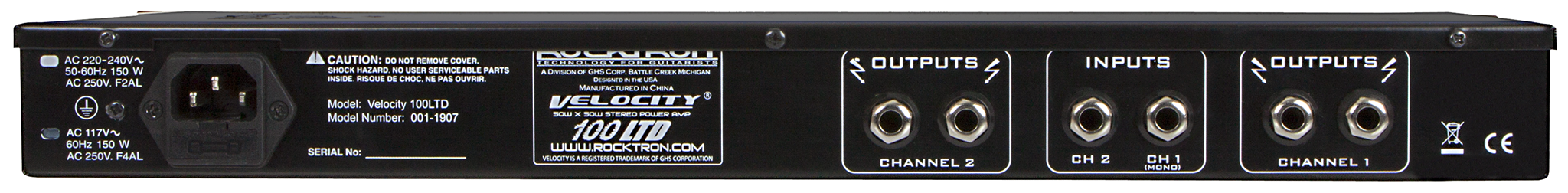 ROCKTRON VOLOCITY 100 LTD パワーアンプ-