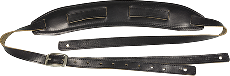 Souldier Plain Saddle Guitar Strap Black｜ソルジャー