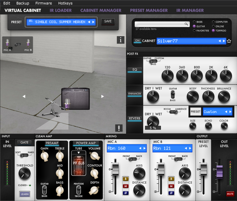 two notes torpedo remote virtual cabinet