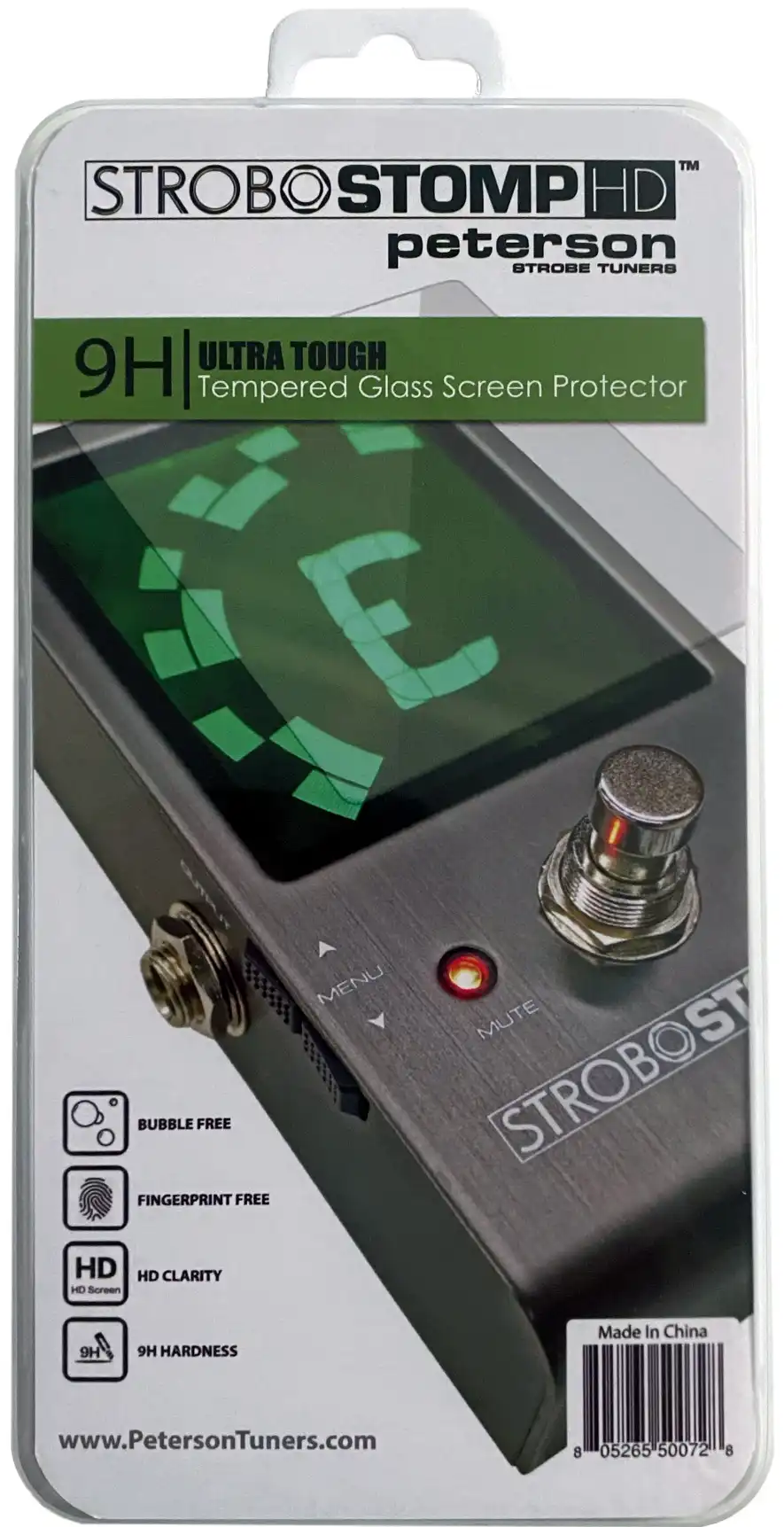 peterson strobo stomp HD/LE用　ディスプレイ保護用強化ガラス・フィルム image
