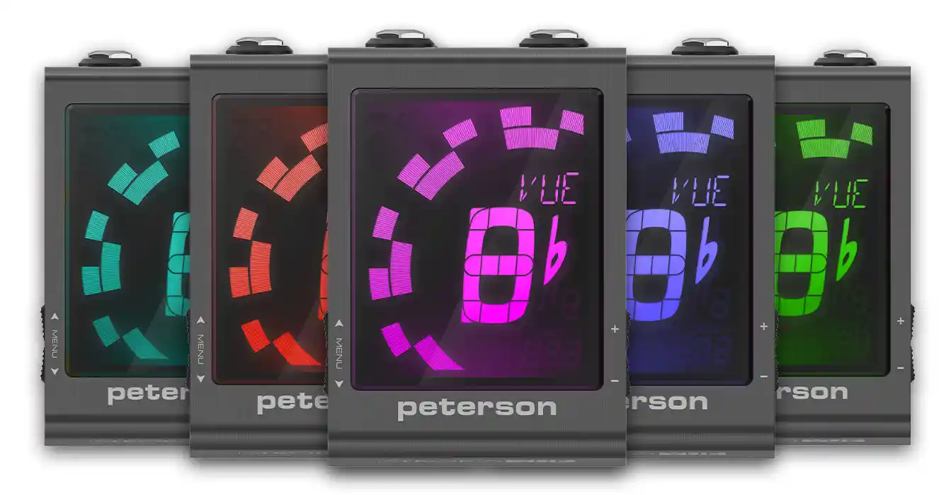 peterson strobo vue ディプレイの表示色5パターン