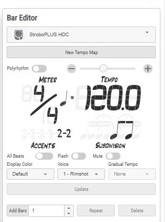 peterson tempo map designer