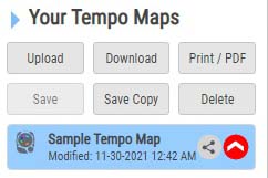 peterson tempo map designer