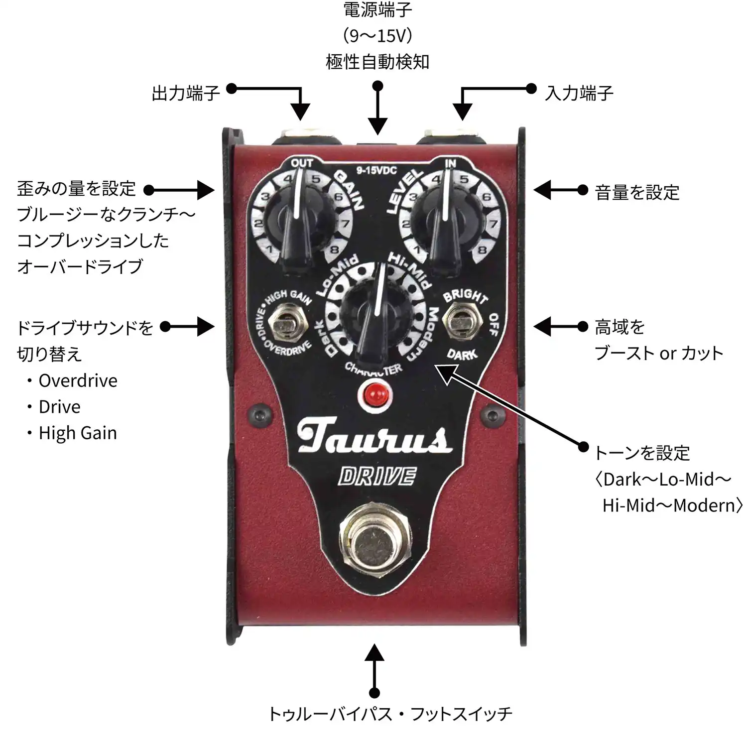 taurus guitar drive