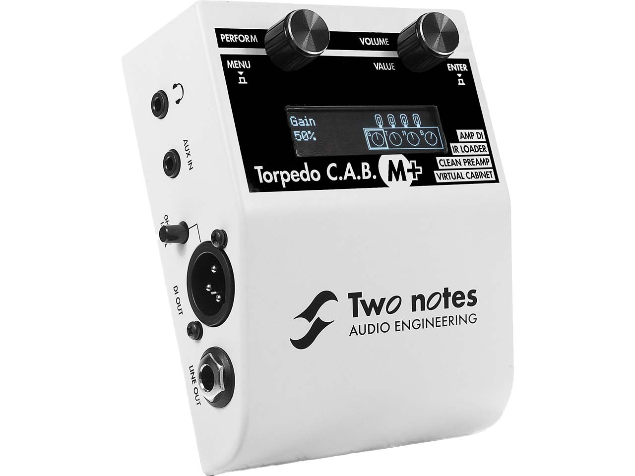 two notes torpedo cab m plus angle left
